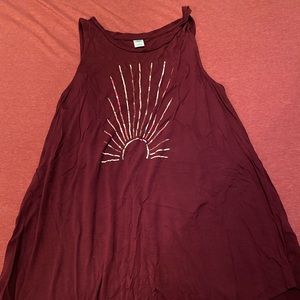 Old Navy Maroon Tank